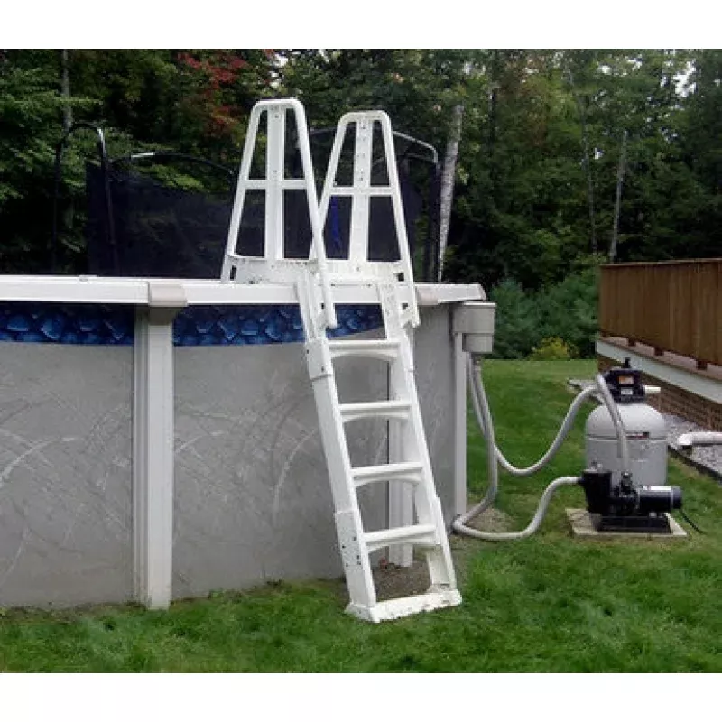 Vinyl Works SLA Slide & Lock A-Frame Pool Ladder