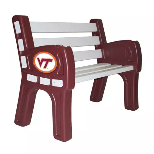 Virginia Tech Hokies Team 4' Park Bench