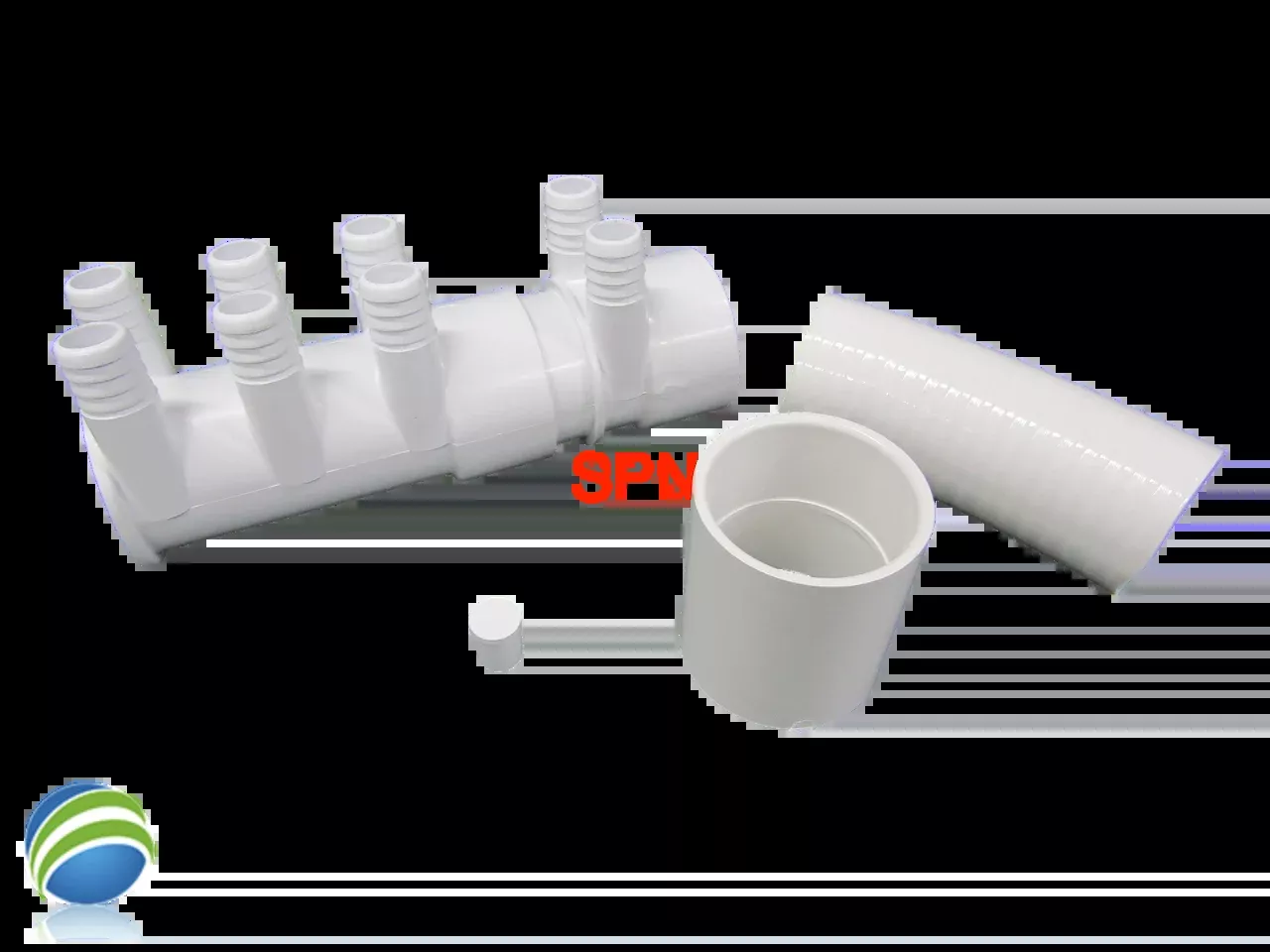 Water Manifold, Base Kit, 2″ with (8) 3/4″ Outputs & Coupler Video How To