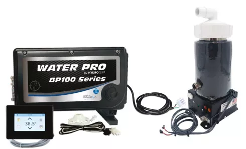 Water Pro BP100 Retro-Fit Spa Control 4.0kW Low-Flow Heater SpaTouch2 Panel 50-BP1-SS-40-C