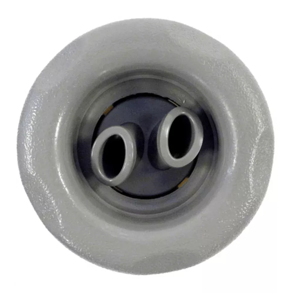 Waterway 229-8127B 5-Scallop Twin Roto Thread-In Poly Storm Gunite Jet Internal, Gray