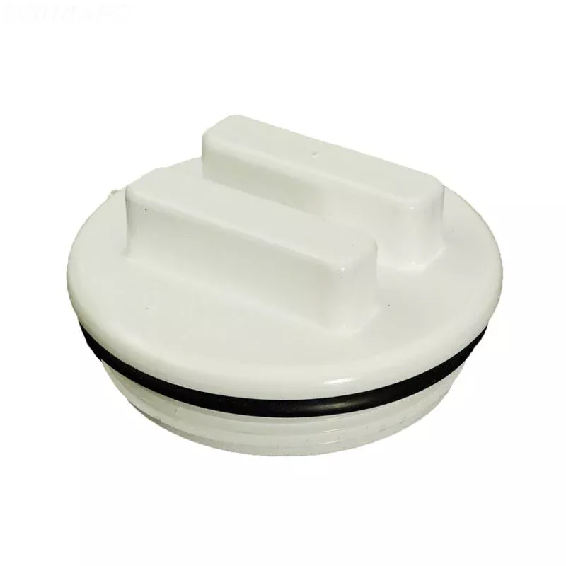 Waterway 400-6650 Universal Plug 2″ NPT With O-Ring, White