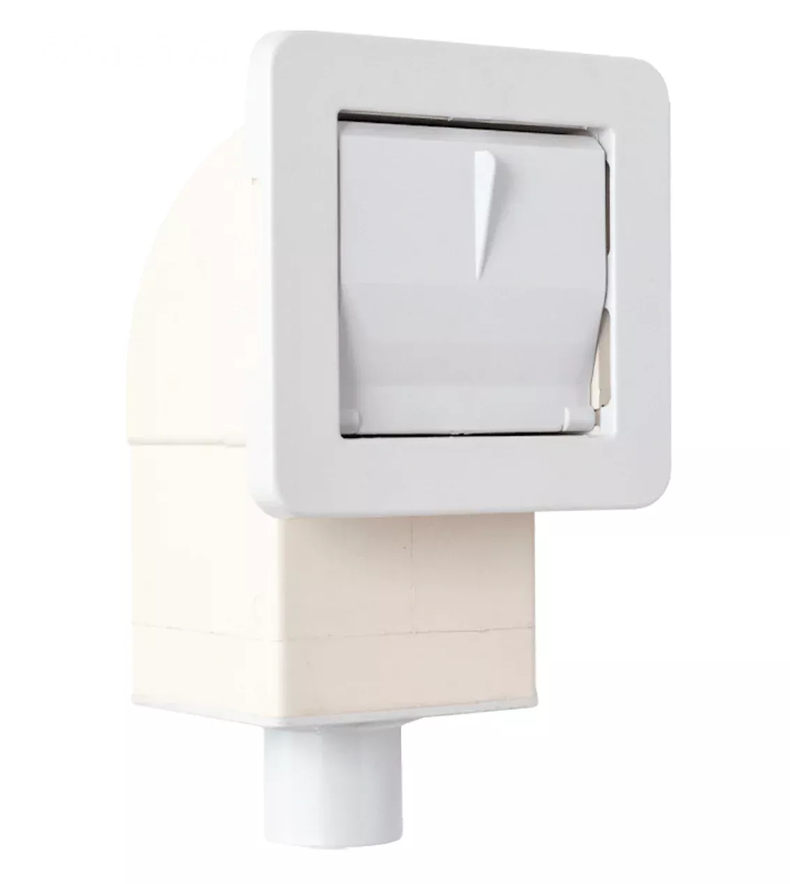 Waterway 510-1500 1.5″S X 2″ Spigot Front Access Square Spa Skimmer, White
