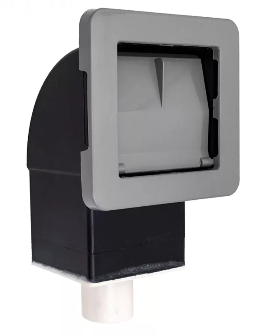 Waterway 510-1507 1.5″ / 2″ Spigot Front Access Square Spa Skimmer, Gray