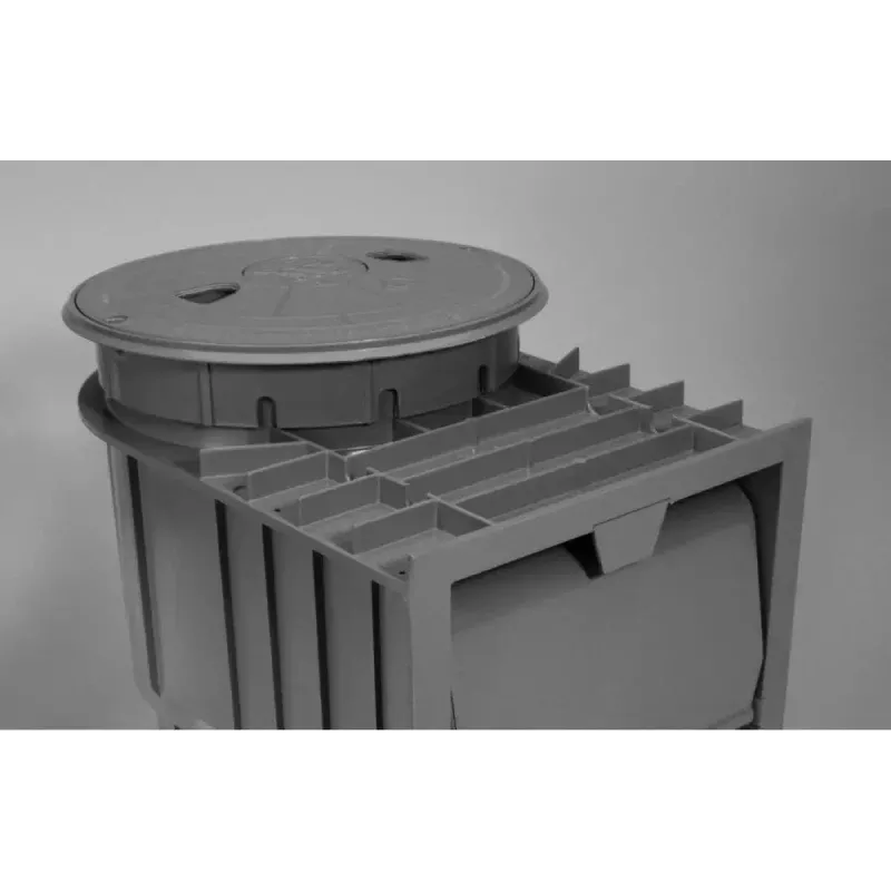 Waterway 9 Inch Round Renegade Skimmer Lid And Mounting Ring Assembly White