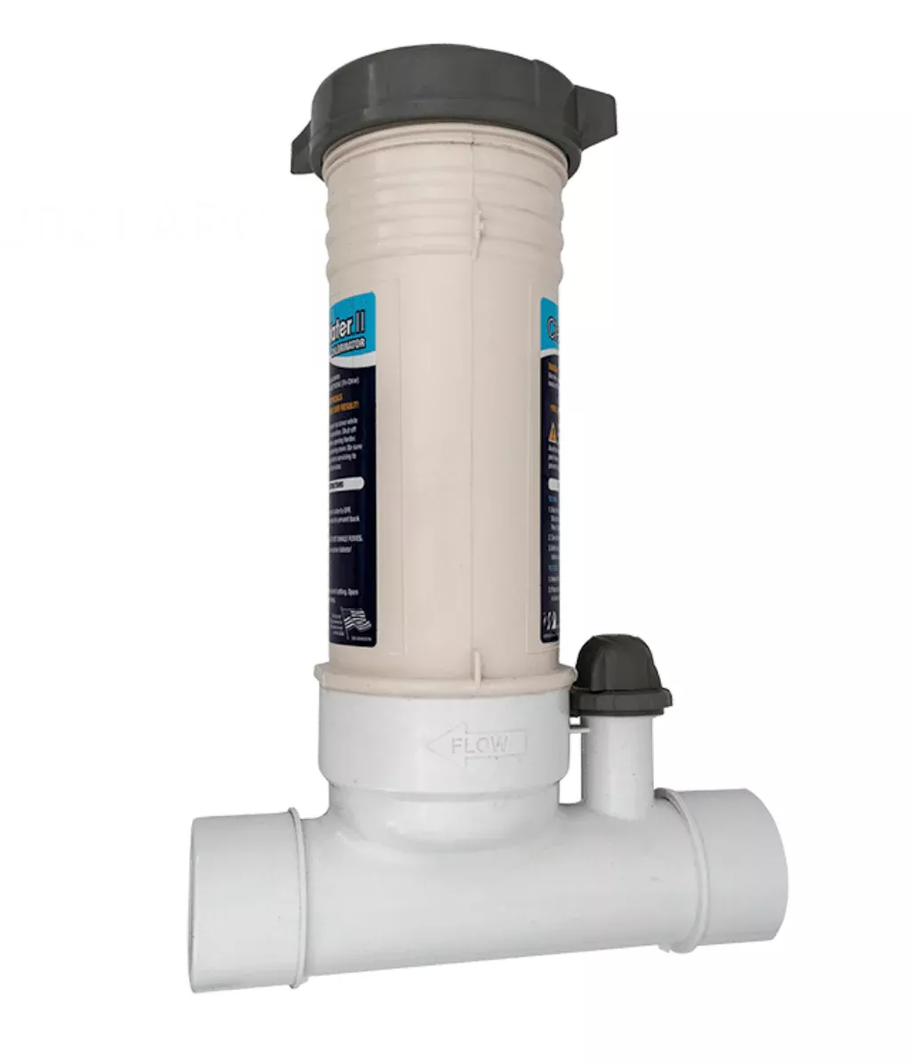 Waterway CLC012-W In-Line 12 Tablet Feeder, White