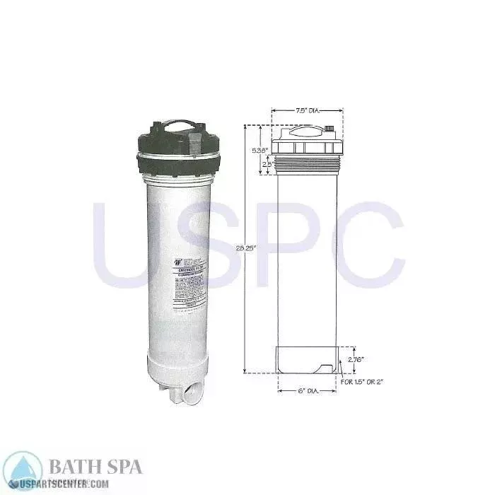 Waterway, Filter – 100 Sq. Ft. Cartridge Plug, 2in