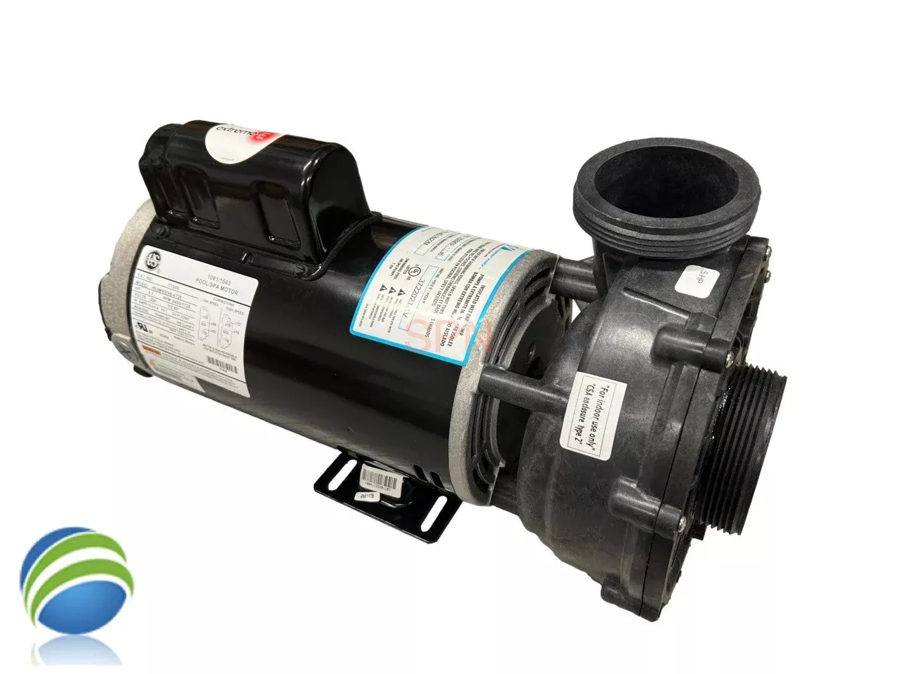 Waterway Viper Pump Assembly - 5.0 HP, 230 V, 2 Speed, 56Fr