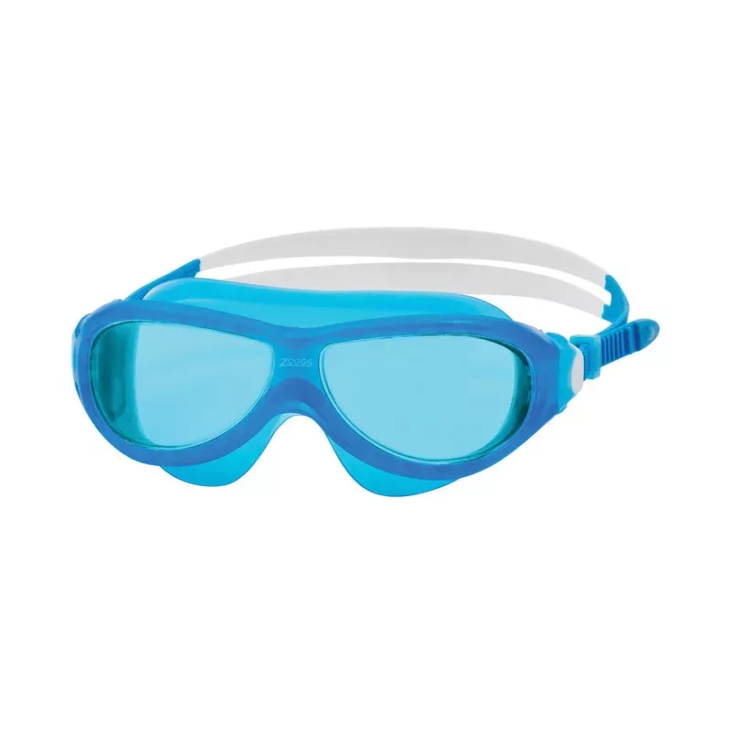 Zoggs Phantom Junior Mask – Blue/White/Tint Blue