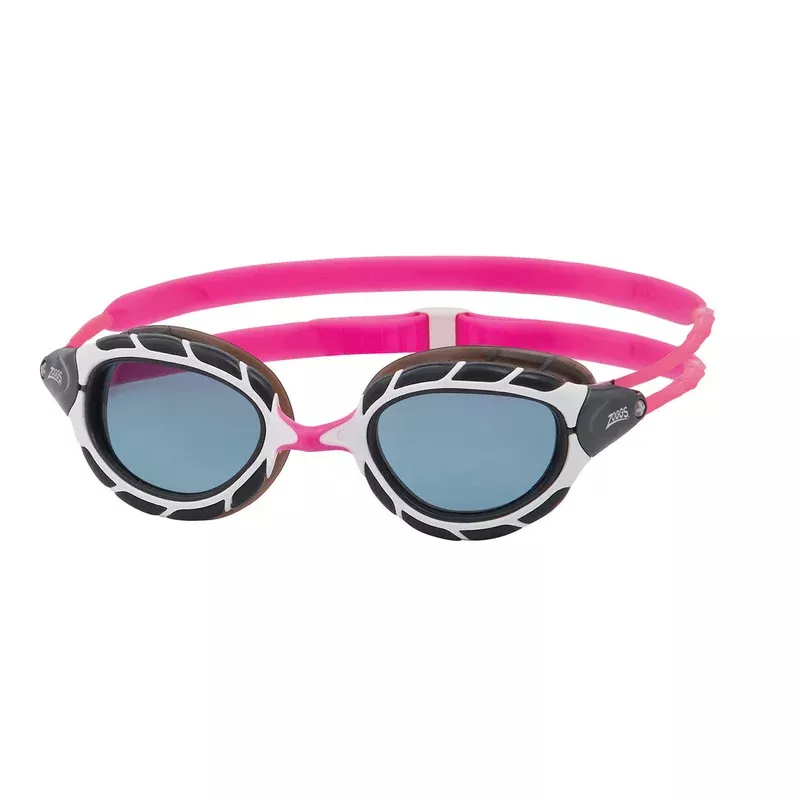 Zoggs Predator Goggle – Regular Fit – Pink/White/Tint Smoke