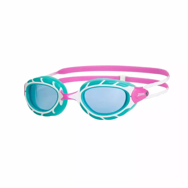Zoggs Predator Junior Goggles – Pink/Turquoise/White/Blue